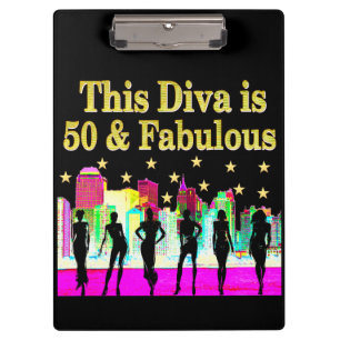 50TH BIRTHDAY NEW YORK CITY DESIGN CLIPBOARD