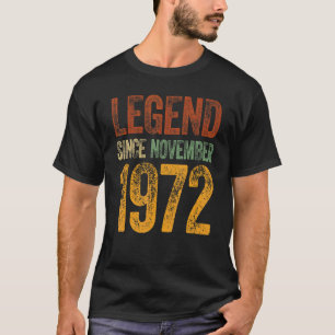 50th Birthday November Born 50 Years Legend Since T-Shirt