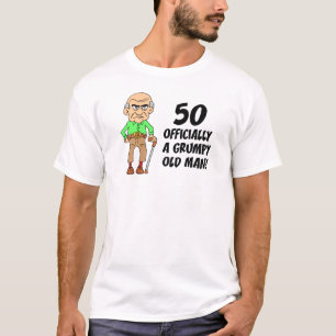 50th Birthday Officially Grumpy Old Man T-Shirt