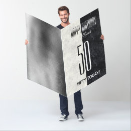 50th Birthday Oversized Greeting