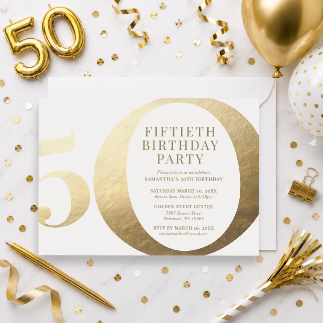 50th Birthday Party Invitation (Creator Uploaded)