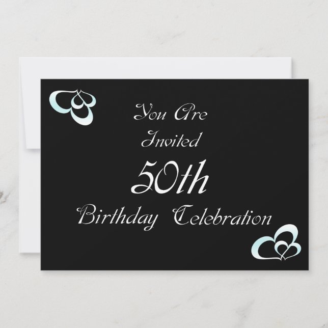 50th Birthday Party Invitation (Front)