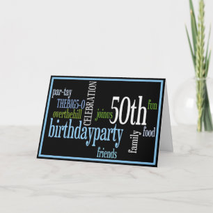50th Birthday Party Invitation
