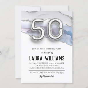 50th Birthday Party Invitation