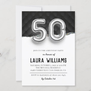 50th Birthday Party Invitation
