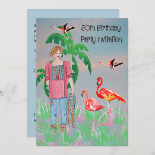50Th Birthday Party Invitation for Woman