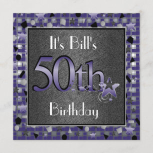 50th Birthday Party InvitationPERSONALIZED Invitation