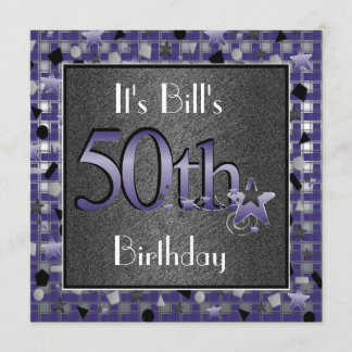 50th Birthday Party InvitationPERSONALIZED Invitation