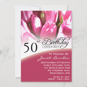 50th Birthday Party Invitations