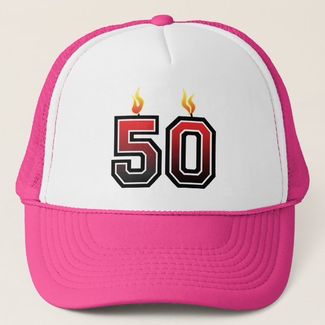 50th Birthday Party Trucker Hat (Front)