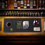 50th Birthday Photo Celebration 50 Party Event Bar Mat<br><div class="desc">50th Birthday Photo Celebration 50 Party Event Bar Mat is great for that elegant and classy birthday party. It will also make nice bar mat for your home and to give as a birthday gift. Personalise it with your photo and information.</div>