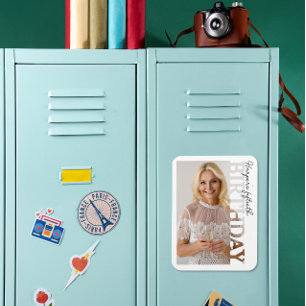 50th Birthday Photo college Party  Magnet