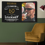 50th Birthday Photo Template Legendary Banner<br><div class="desc">Photo template any year "Original Quality Legendary Inspiration" banner for that special person. Add the photo and name as desired in the template fields creating a unique birthday celebration gift. Team this up with the matching gifts,  party accessories,  and clothing available in our store www.zazzle.com/store/thecelebrationstore</div>