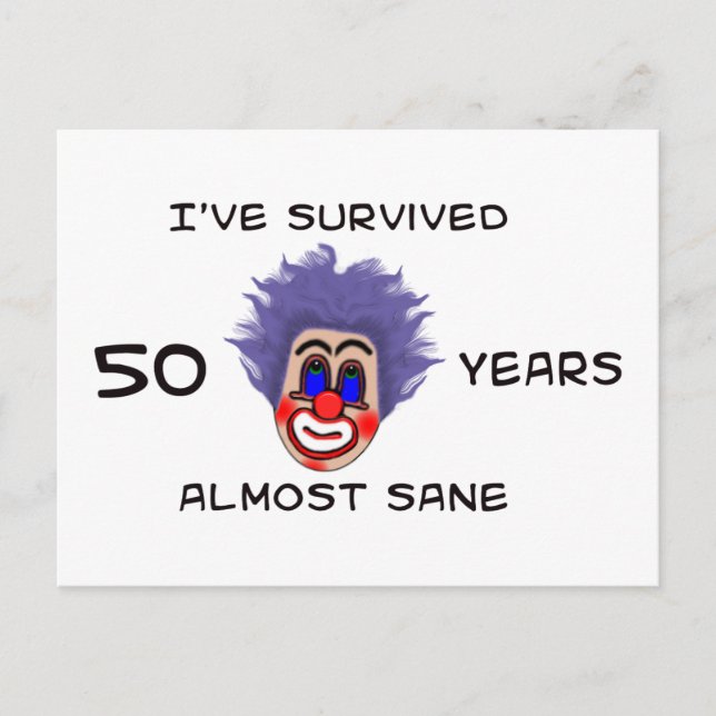 50th Birthday Postcard (Front)