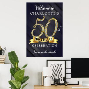 50th Birthday  Poster