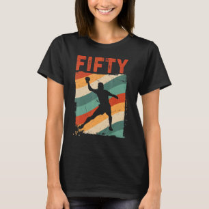 50th Birthday Retro Table Tennis 50 Years Old Man T-Shirt