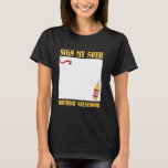 50th Birthday SIGN MY 50TH BIRTHDAY GUESTBOOK 50 Y T-Shirt<br><div class="desc">50th Birthday SIGN MY 50TH BIRTHDAY GUESTBOOK 50 Years</div>