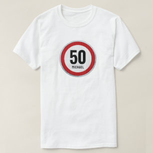 50th Birthday Speed Limit T-Shirt
