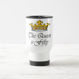 50th birthday The Queen is 50! Travel Mug