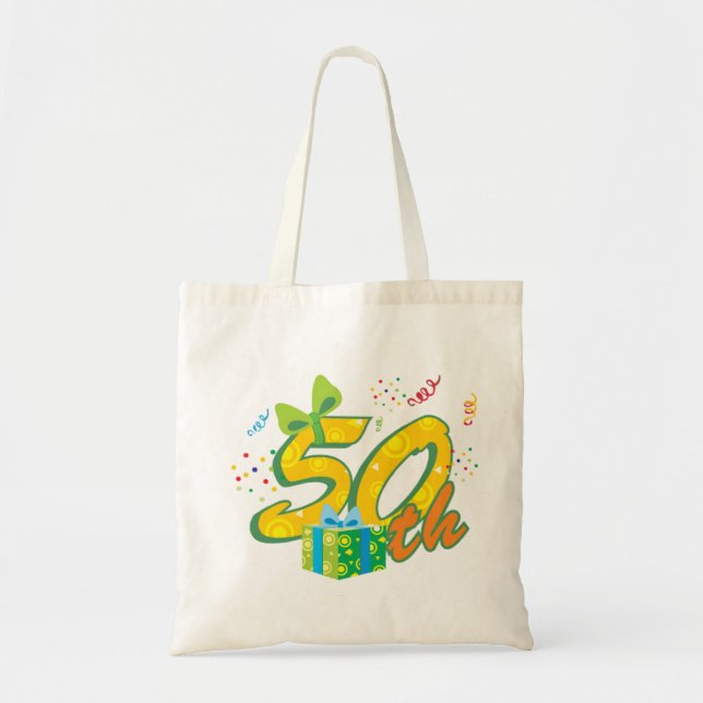 50th Birthday Tote Bag (Front)