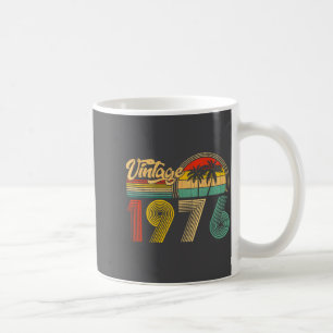 50th Birthday Vintage Made In 1976 50 Years Old Re Coffee Mug