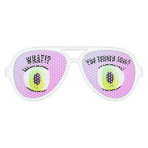 50th BIRTHDAY. WHAT!? YOU TURNED 50!? Aviator Sunglasses