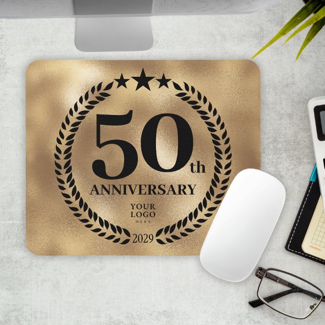 50th Business Anniversary Gold Mouse Pad (50th Business Anniversary Gold Mouse Pad
)