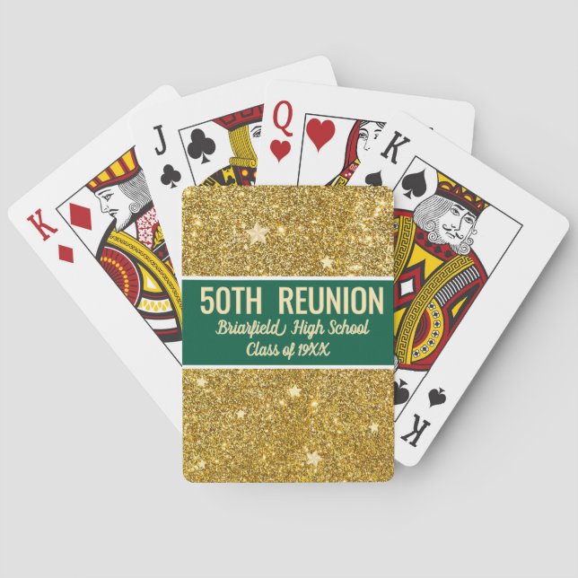 50th Class Reunion Classic Playing Cards (Back)
