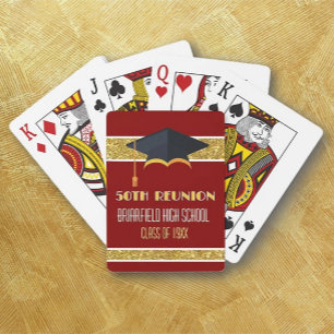 50th Class Reunion Custom Playing Cards