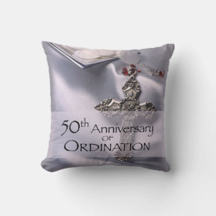 50th Custom Name Ordination Anniversary Chalice Cushion