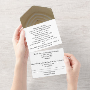 50th gold wedding anniversary invitation