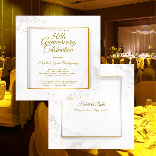 50th Golden Anniversary Celebration Invitation