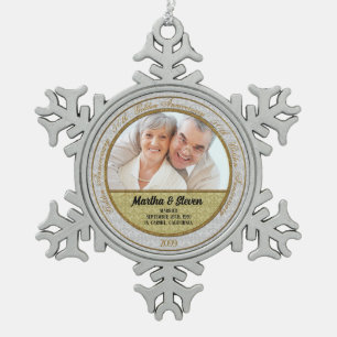 50th Golden Anniversary   Photo Ornament