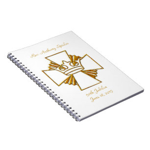 50th Golden Jubilee Priest Ordination Anniversary Spiral Notebook