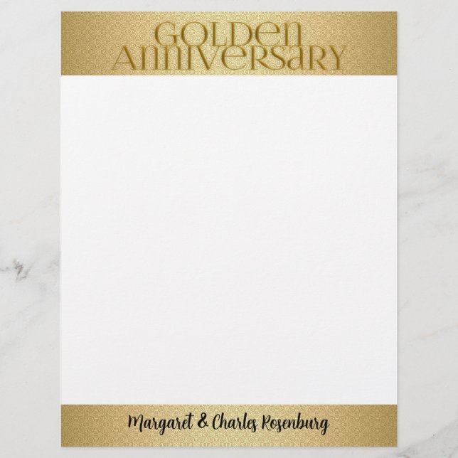 50th Golden Wedding Annivsersary Names (Front)