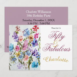 50th invitation