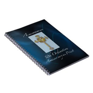 50th Jubilee Ordination Anniversary of Priest Spiral Notebook