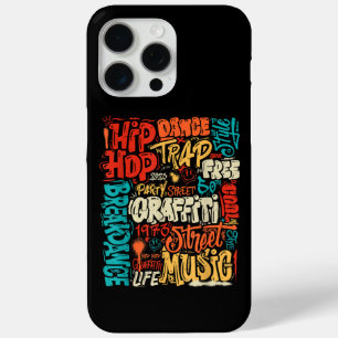50th Music And Hip hop Graffiti Cassette Vintage R iPhone 15 Pro Max Case