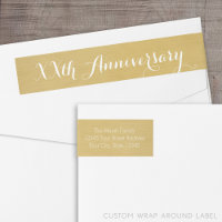 50th or Other Wedding Anniversary Personalised