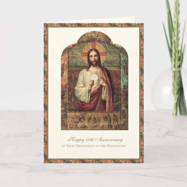 50th PRIEST ANNIVERSARY Card (Front)