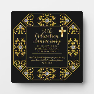 50th PRIEST Ordination Anniversary Personalised Plaque