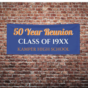50th Reunion Fun! CUSTOM Reunion banner