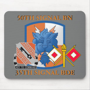 50TH SIGNAL BATTALION 35TH SIGNAL BRIGADE MOUSE PAD