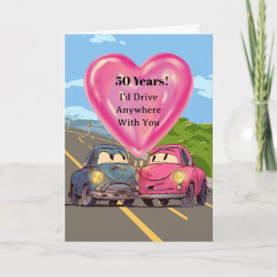 50th Wedding Anniversary Card