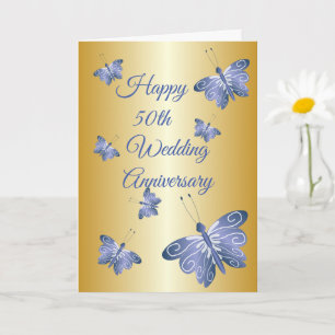 50th Wedding Anniversary Card