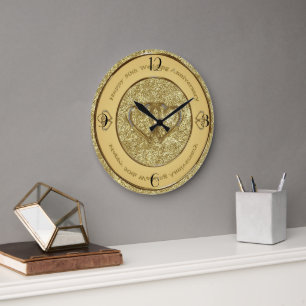 50th Wedding Anniversary Clock