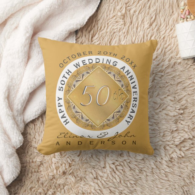 50th Wedding Anniversary  Cushion (Blanket)