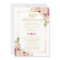 50th Wedding Anniversary Elegant Chic Gold Floral