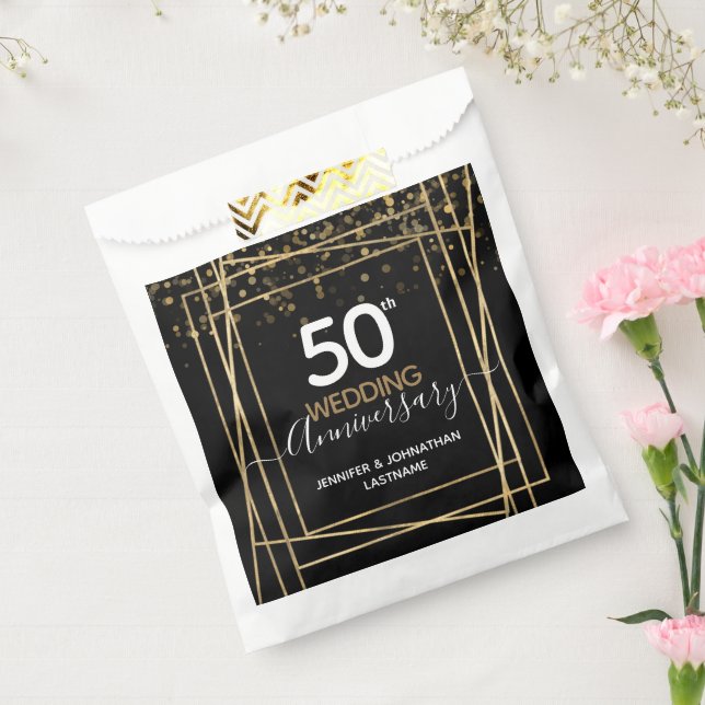50th Wedding Anniversary Favour Bags (Sealed)