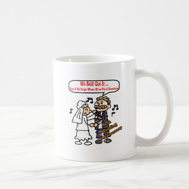 50th Wedding Anniversary Gifts Coffee Mug (Right)